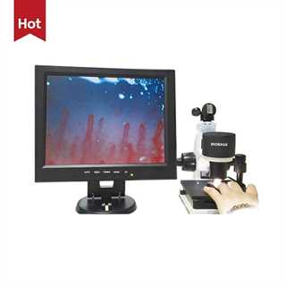 Microscopio per la microcircolazione, Display LCD, telecamera a colori obiettivo 10x