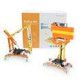 Kit per la robotica educativa composto da oltre 200 blocchi di costruzione e da più di 10 moduli elettronici