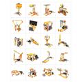 Kit per la robotica educativa composto da oltre 200 blocchi di costruzione e da più di 10 moduli elettronici