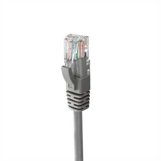 Patch cord UTP Cat6 3 m Rame, Plug RJ45, PVC, colore Grigio