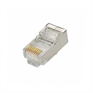 Plug di rete Rj45 FTP, Cat5, schermato, confezione da 50 pezzi