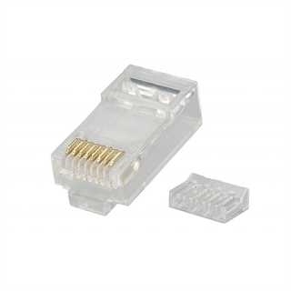 Plug di rete Rj45, 8P8C, UTP, Cat5e, confezione da 100 pezzi