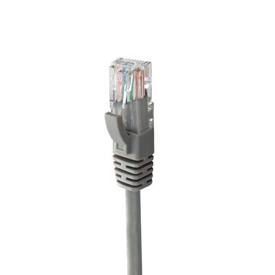 Patch cord UTP CAT6 CCA,1 metro, colore grigio