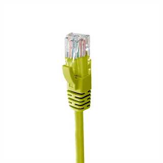 Patch cord UTP CAT6 CCA,3 metri, colore giallo