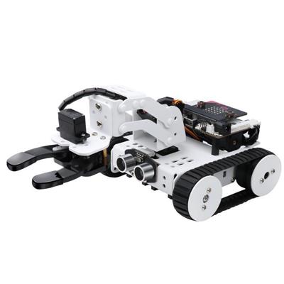 Robot 4 in 1 programmabile con linguaggio di programmazione a blocchi basato su Micro:Bit