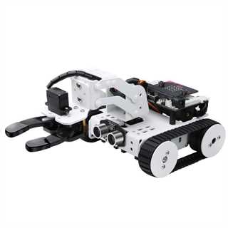 Robot 4 in 1 programmabile con linguaggio di programmazione a blocchi basato su Micro:Bit