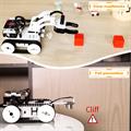 Robot 4 in 1 programmabile con linguaggio di programmazione a blocchi basato su Micro:Bit