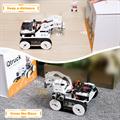 Robot 4 in 1 programmabile con linguaggio di programmazione a blocchi basato su Micro:Bit