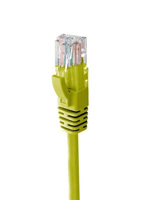 Patch cord UTP CAT6 rame, 24AWG, LSZH,1 metro, colore giallo