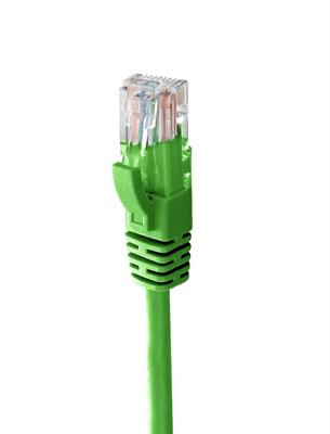 Patch cord UTP CAT6 rame, 24AWG, LSZH,3 metri, colore verde