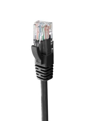 Patch cord UTP CAT6 rame, 24AWG, LSZH,5 metri, colore nero