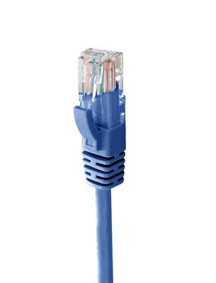 Patch cord UTP CAT6 rame, 24AWG, LSZH,5 metri, colore blu