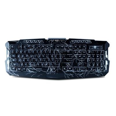 Tastiera USB Gaming 104 Tasti + 10 Multimediali con retroilluminazione a 3 colori