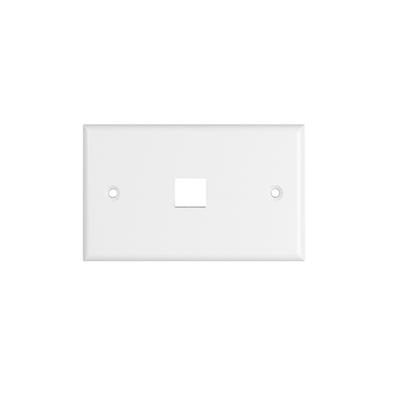 Placca porta frutti 1 posto modello 503, colore bianco