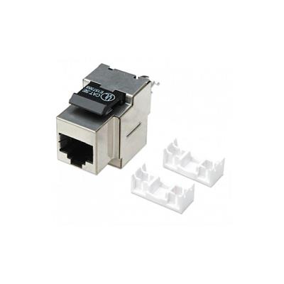 Accoppiatore keystone RJ45 STP CAT5e, colore silver