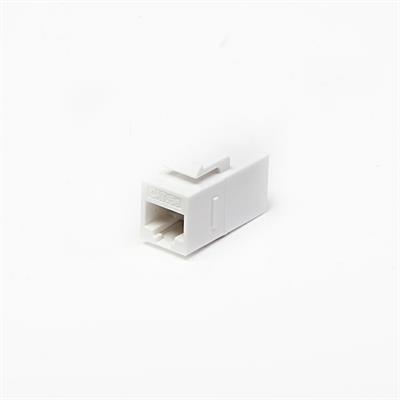 Accoppiatore keystone RJ45 UTP CAT5e F/F, colore bianco