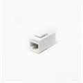 Accoppiatore keystone RJ45 UTP CAT5e F/F, colore bianco