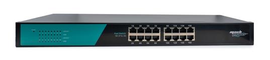 Switch unmanaged 16 porte fast PoE, per armadi rack da 19