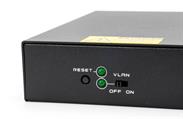 Switch 8 porte fast PoE, 2 porte uplink , fino a 250 metri, con funzione VLAN