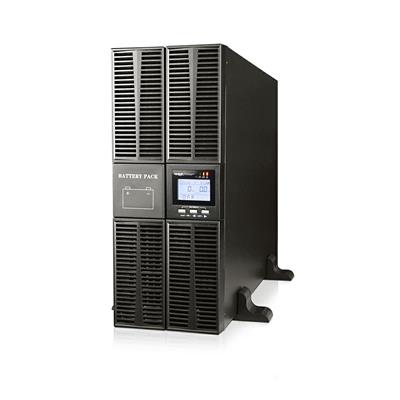 UPS On-line 10000VA doppia conversione, fattore di potenza 1, convertibile rack o tower, 16 batterie 12V/9AH, slot SNMP , slot modulo batterie aggiuntive