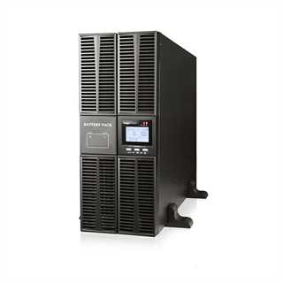 UPS on-line 6000VA long backup, alimentatore 5A, doppia conversione, convertibile rack o tower, slot SNMP , slot modulo batterie aggiuntive