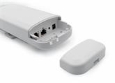 CPE 5GHz managed da esterno, velocità di trasferimento fino a 300Mbps, PoE 24V, fino a 5Km