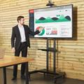 Monitor multi-touch 65 4K, S.O. Android 9, Type-C integrata