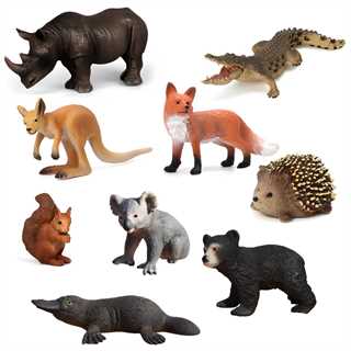 Set animali composto da 9 pezzi