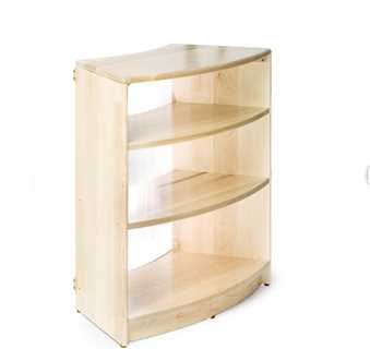 Libreria curva a 3 ripiani