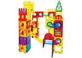 Set costruzione tessere magnetiche 134 pezzi