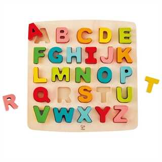 Tavola didattica puzzle per lo studio dell'alfabeto