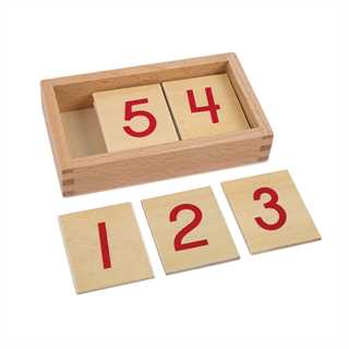 Set di tessere numeriche in legno small