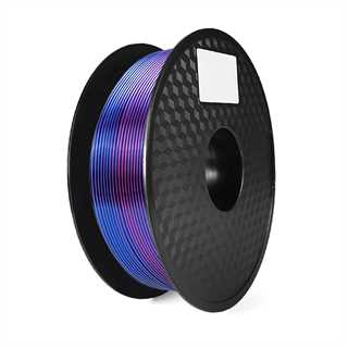 Bobina 1Kg filamento PLA Silk tricolor (Oro/Blu/Fucsia) diametro 1,75mm