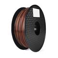 Bobina 1Kg filamento PLA Silk tricolor (Oro/Rosso/Nero) diametro 1,75mm
