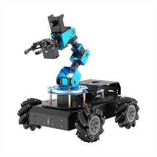 Braccio robotico con Raspberry PI programmabile tramite Python con telaio e ruote