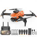 Drone quadricottero con doppia telecamera 8K colore arancione