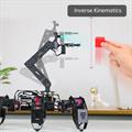Robot esapode con A.I. con Raspberry PI e programmabile con Python versione PRO con braccio robotico