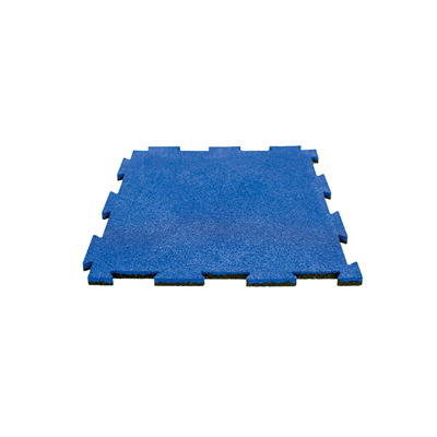 Playground dimensioni 1000x1000 mm; spessore 25 mm; peso 22,3 kg; colore blu (singola mattonella)