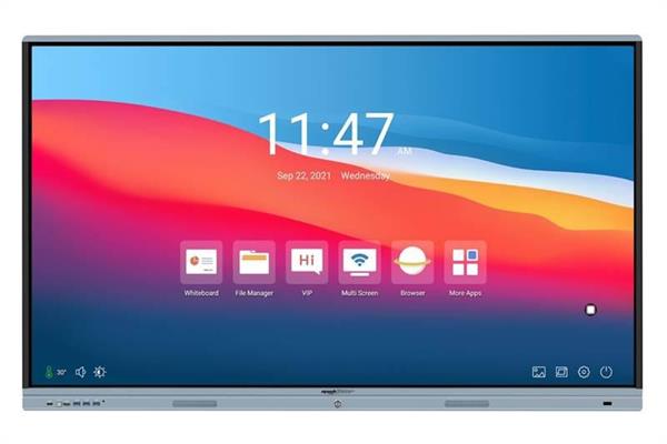 Monitor multi-touch 86 4K, S.O. Android 11, Type-C integrata, RAM 4Gb, storage 32Gb