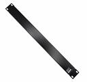 Pannello cieco per armadi rack 19, 1 unità, colore nero (Confezione  da 2 pezzi)
