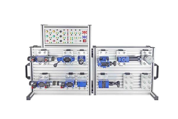 Laboratorio didattico portatile di elettroidraulica industriale