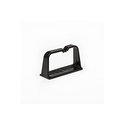 Passacavi singoli per armadi rack, 1 unità, materiale plastica, colore nero (Confezione da 10 pezzi)