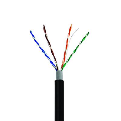 Matassa U/UTP Cat5e rame, 305 metri, 24 AWG, materiale PVC+PE,Outdoor, colore nero
