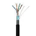 Matassa F/UTP CAT. 6 Rame 0.56mm 23AWG 305m PVC+PE Nero, da esterno, CPR Fca