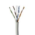 Matassa U/UTP Cat6 CCA, 305 metri, 23 AWG, materiale PVC, ECA, colore grigio
