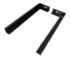 Staffa di supporto “l” per Rack prof. 600 mm nero (cf. 2 pz.)