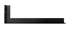 Staffa di supporto “l” per Rack prof. 600 mm nero (cf. 2 pz.)