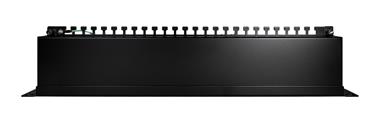 Patch panel STP Cat6 24 porte RJ45 per armadi rack da 19, colore nero