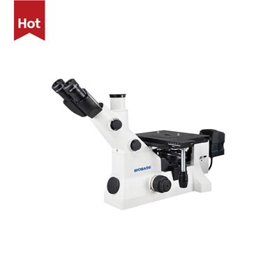Microscopio metallurgico sistema ottico infinito, extra wide field, inclinazione 30°, interpupillare 48-75mm