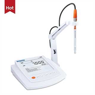Misuratore da banco pH, ORP, ioni, temperatura, calibrazione 1-5 punti, conserva fino a 500 dati,connessione USB, display LCD